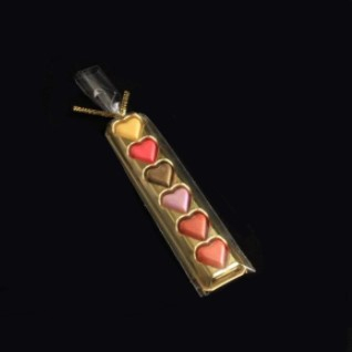 The Chocolate Garden's 6 Mini Heart Chocolate Pack