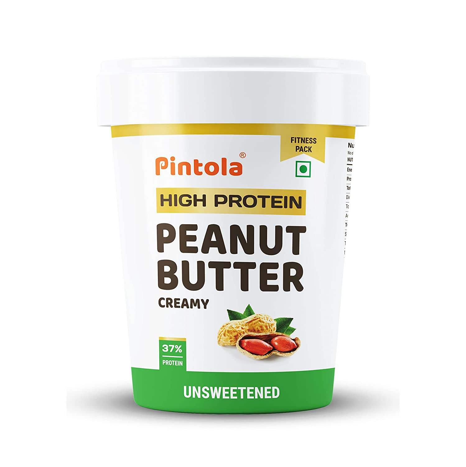 Pintola Peanut Butter High Protein All Natural Creamy 1kg