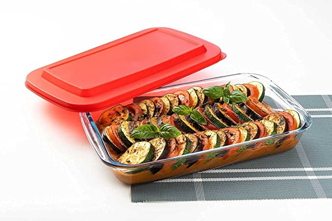 Signoraware Bake 'N' Serve Rect Dish with Lid 1000ml