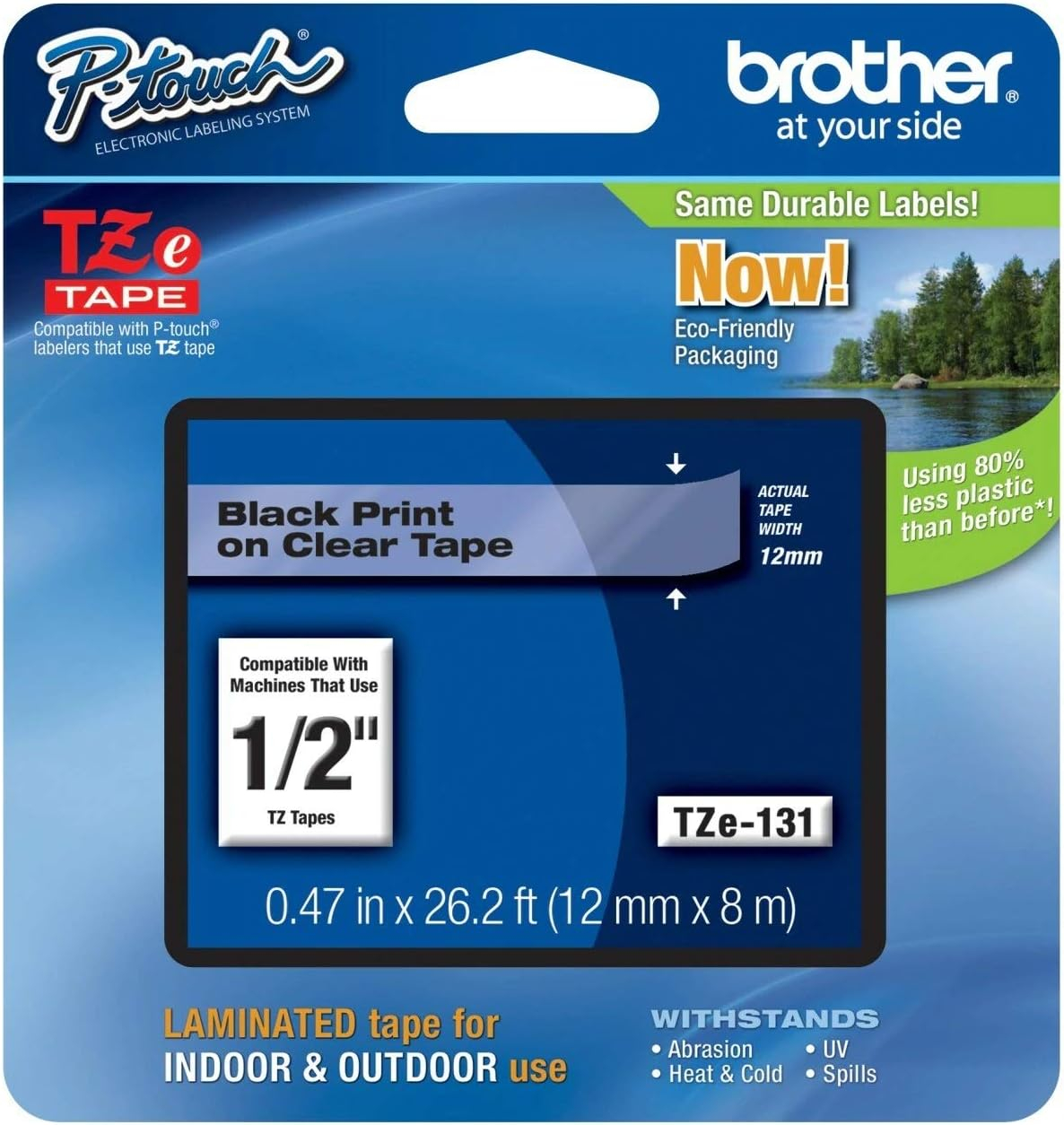 Brother Genuine P-Touch TZE-131 Tape