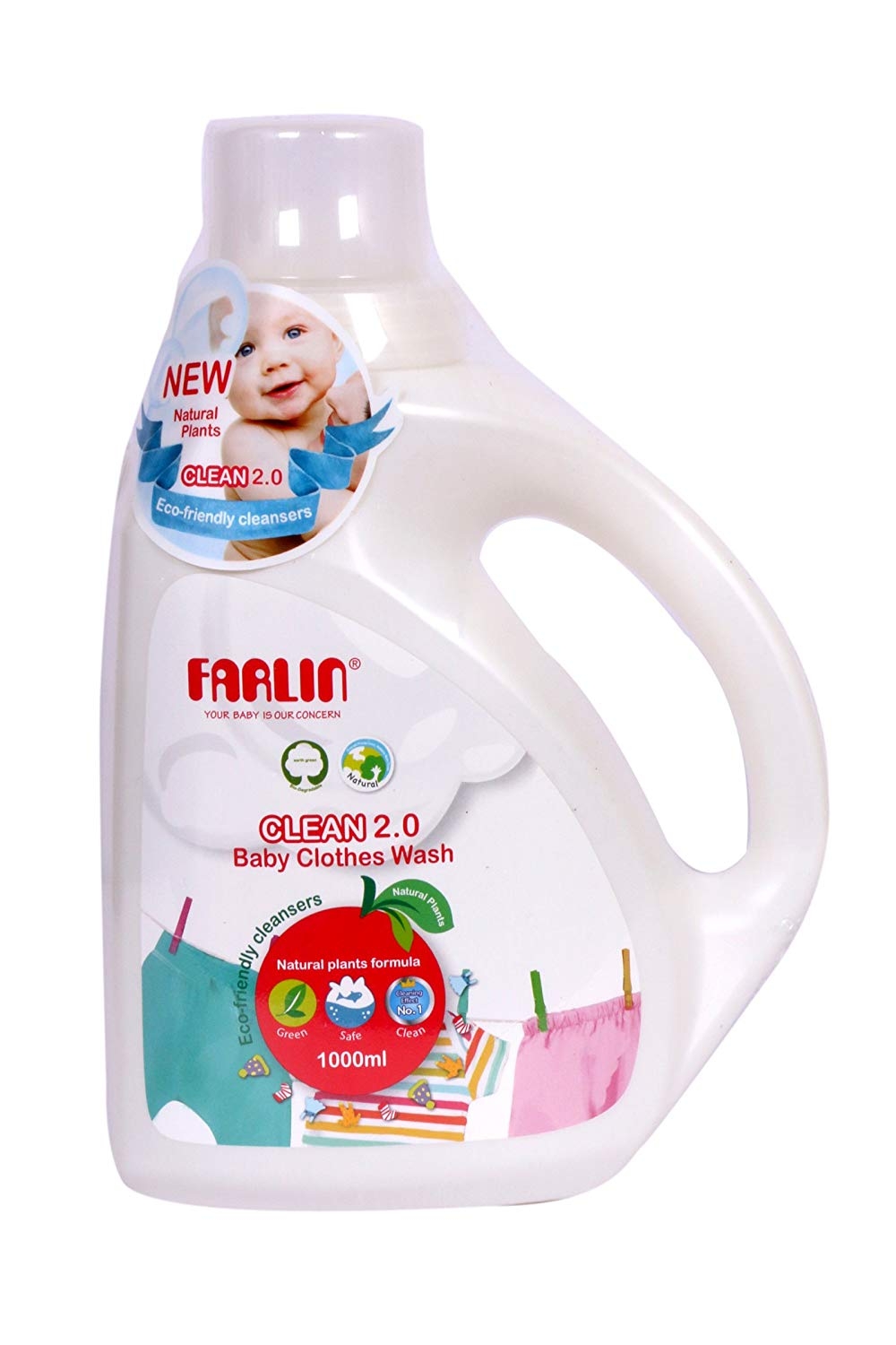 Farlin Cloth Detergent Clean 2.0 1000ML CB-10007
