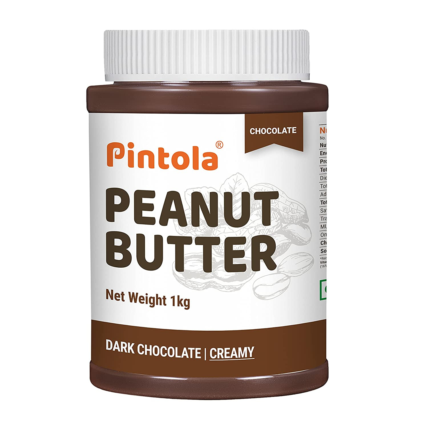 Pintola Choco Spread Peanut Butter (Creamy) (1kg)