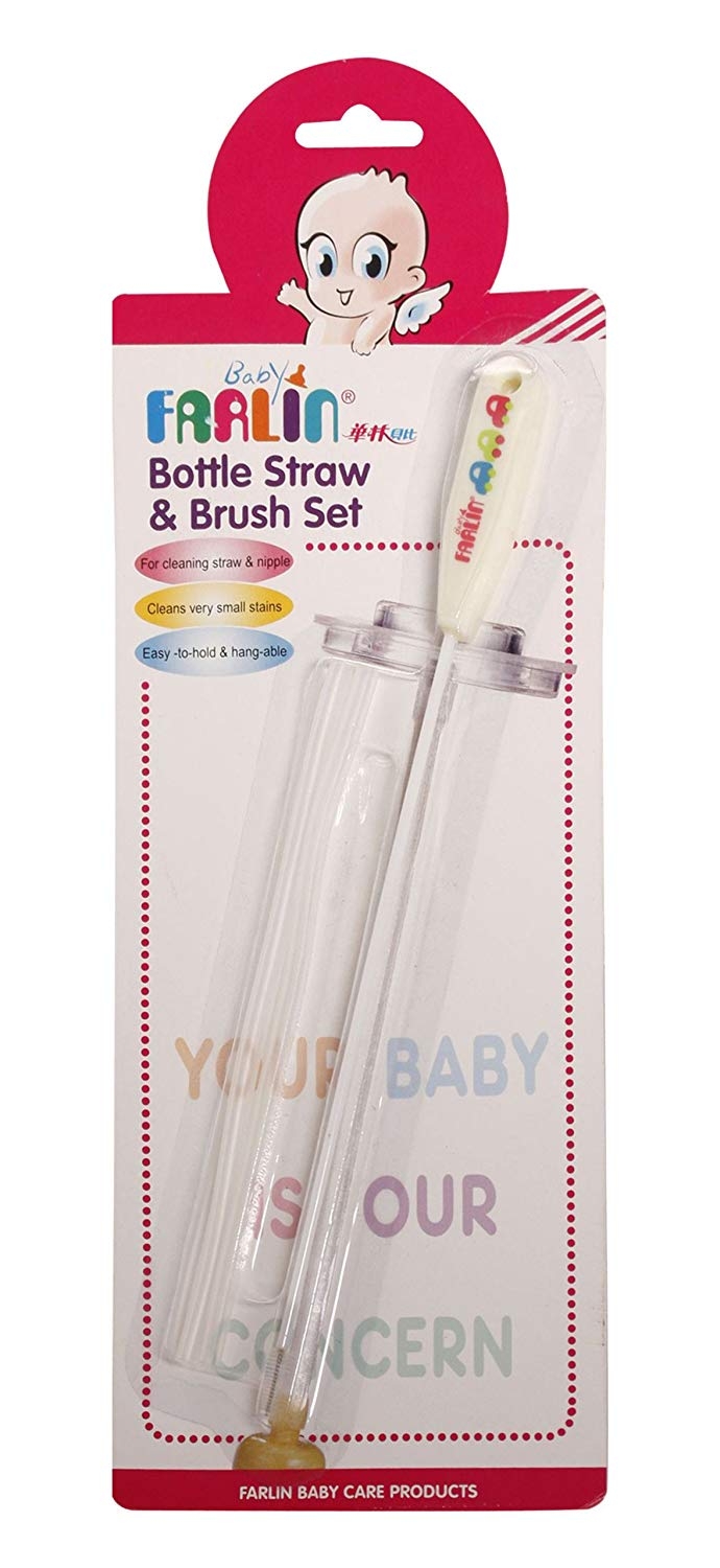 Farlin Baby Bottle Straw & brush Set BF-259