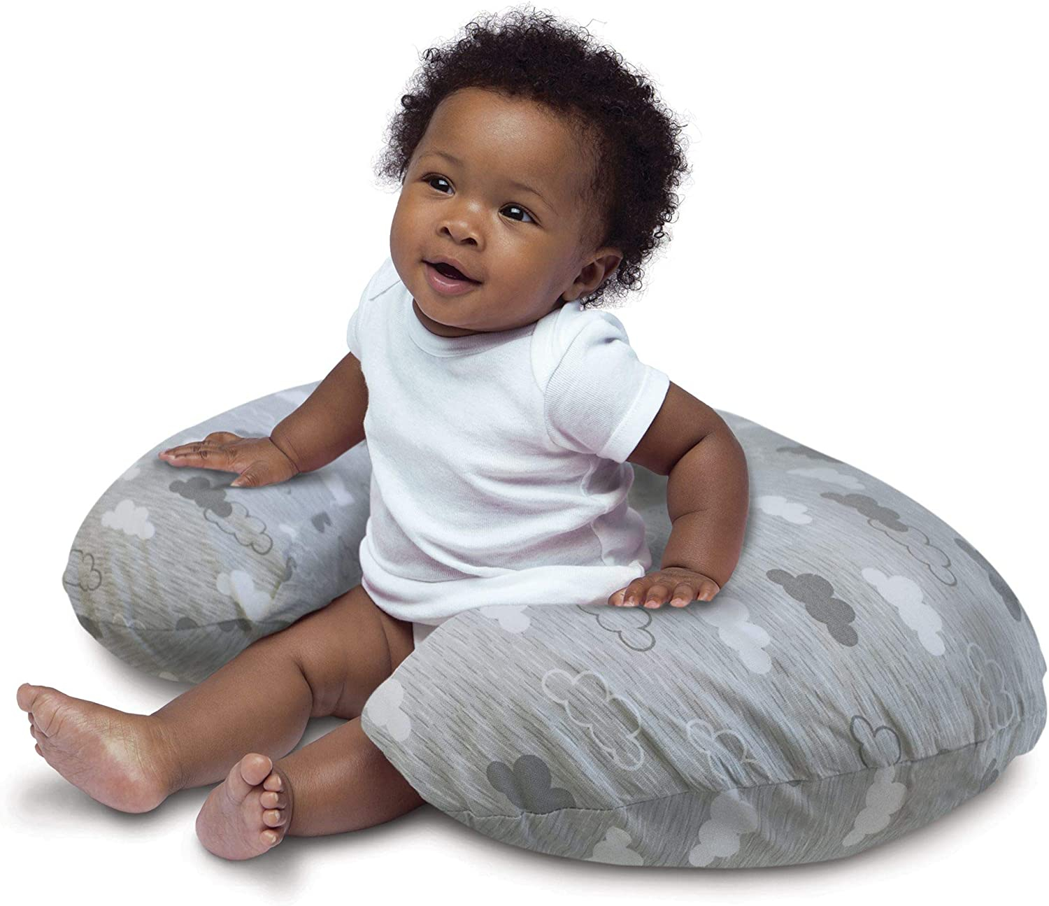 Chicco Breastfeeding Pillow Boppy Spiral 52 cm Cotton Grey