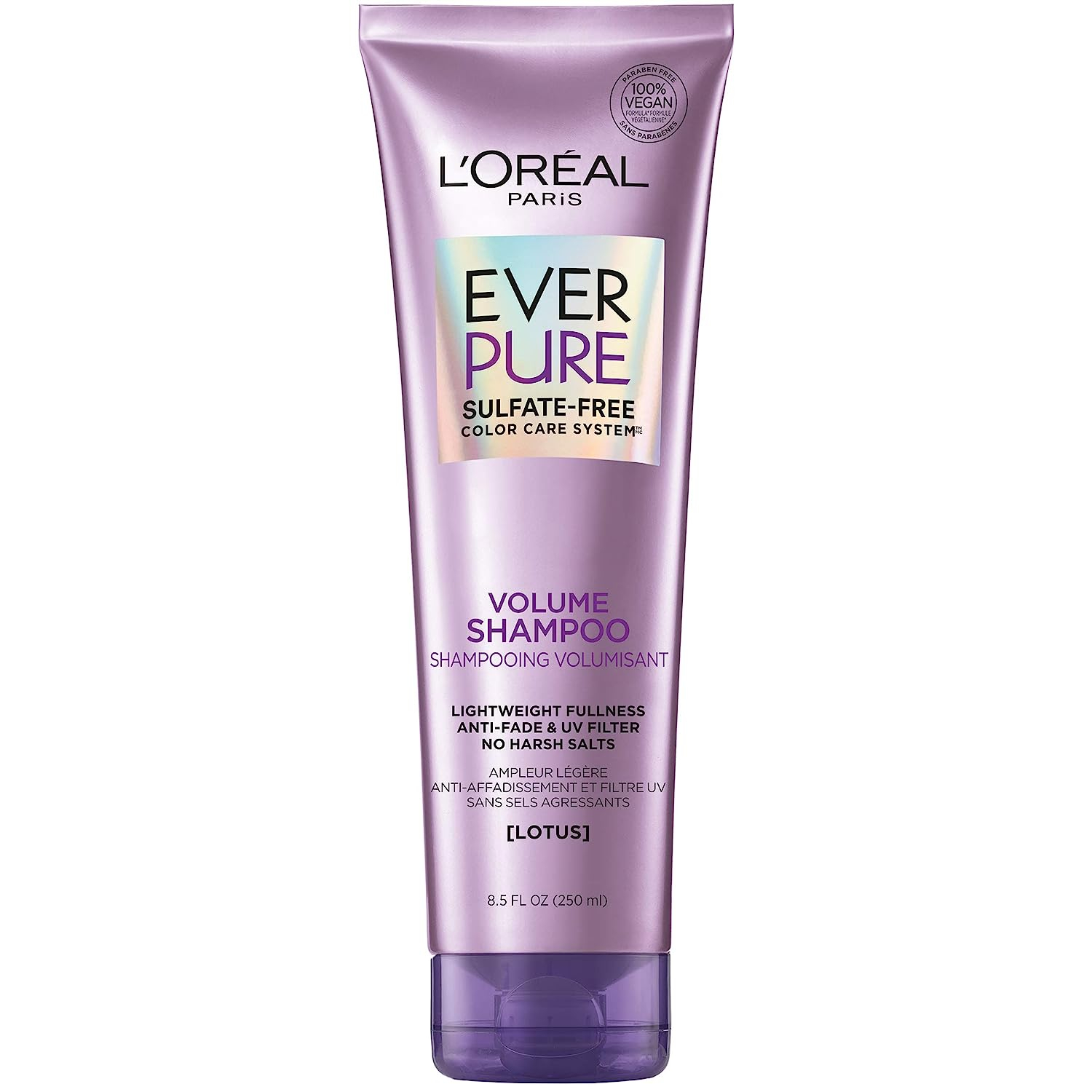 L'Oreal Paris EverPure Volume Sulfate Free Shampoo for Color-Treated Hair, Volume