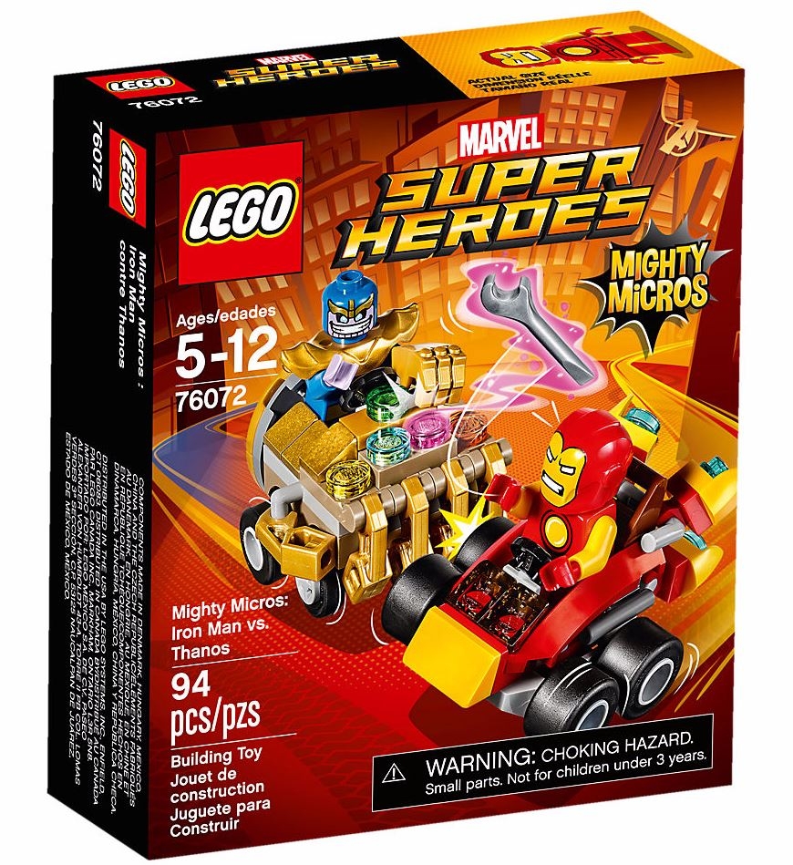 LEGO Mighty Micros: Iron Man vs.Thanos-76072