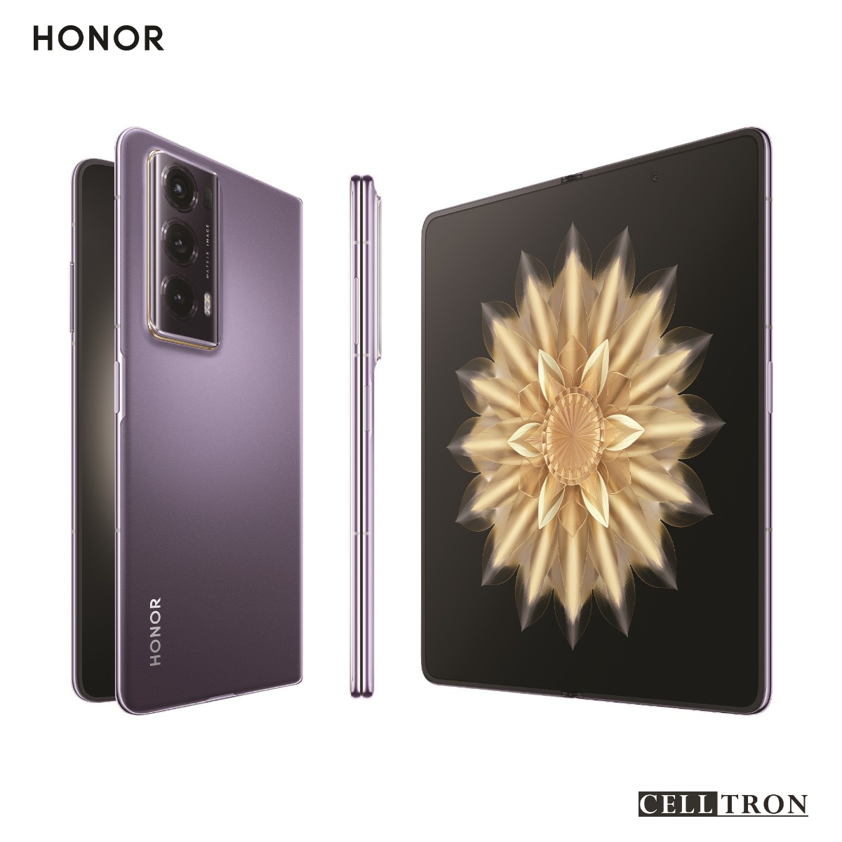 Honor Magic V2 5G|Slimmest Foldable Phone|16+512 Gb Storage|5000m Ah Honor Silicon Carbon Dual Battery