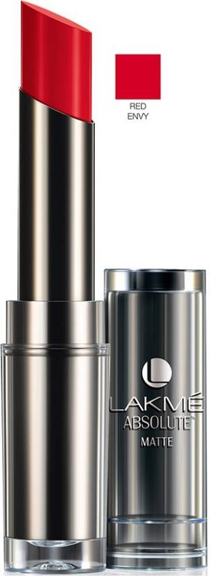 Lakme Absolute Matte Contour Lipstick (3.7 g, Red Envy)