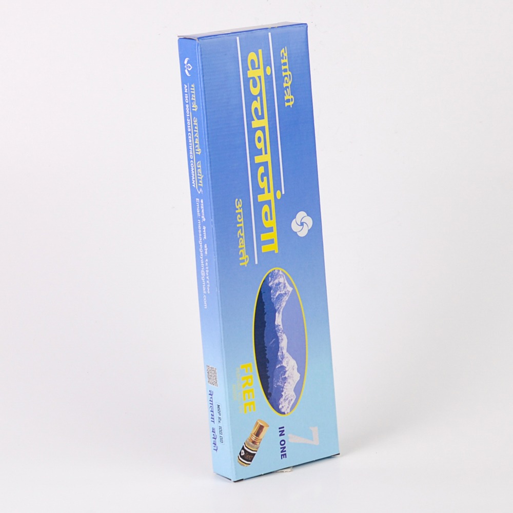 Savitri Kanchenjunga 100 Agarbatti Incense 7in1 70 sticks 9 inch