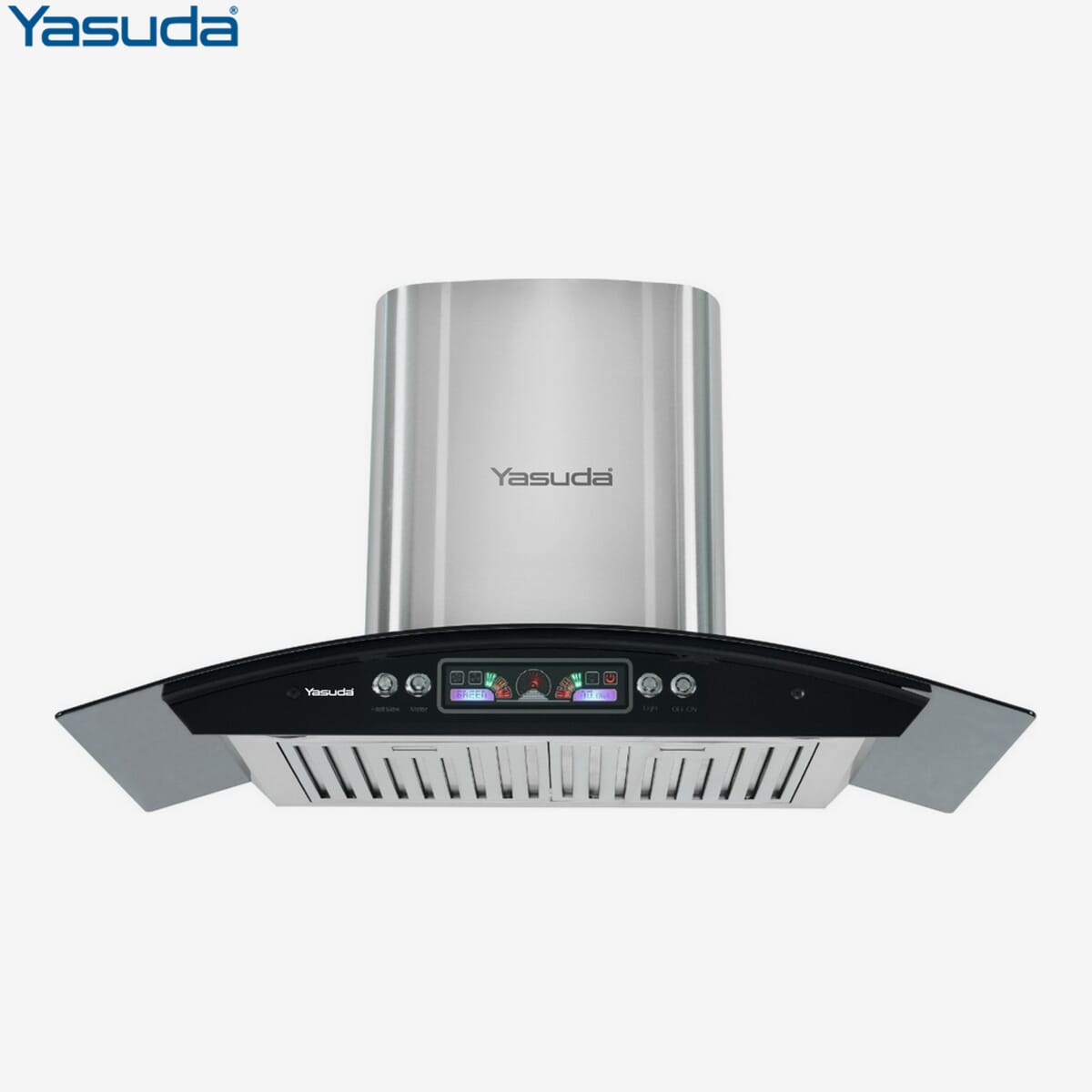 Yasuda 90 CM Chimney SS CUP Filter With Push Button YS-C90PB