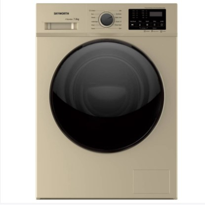Skyworth 7Kg Front Loading Washing Machine -F7012GNU (Golden)