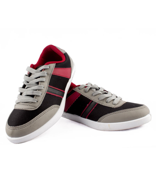 Goldstar BNT Casual Shoes For Men (Grey/Red) 43