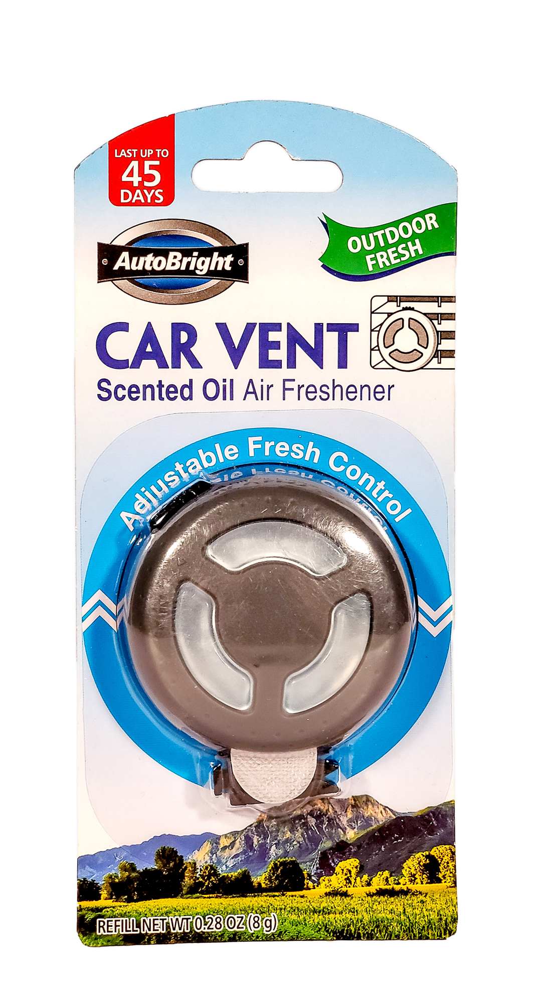 Car Vent Scented Oil Air Freshener- Outdoor Fresh