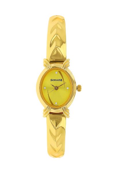 Sonata Analog Watch For Women 8110YM01