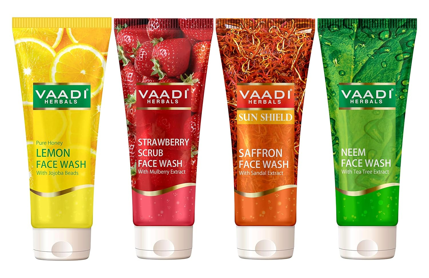 Vaadi Herbals Assorted Herbal Face Wash, 60ml 
