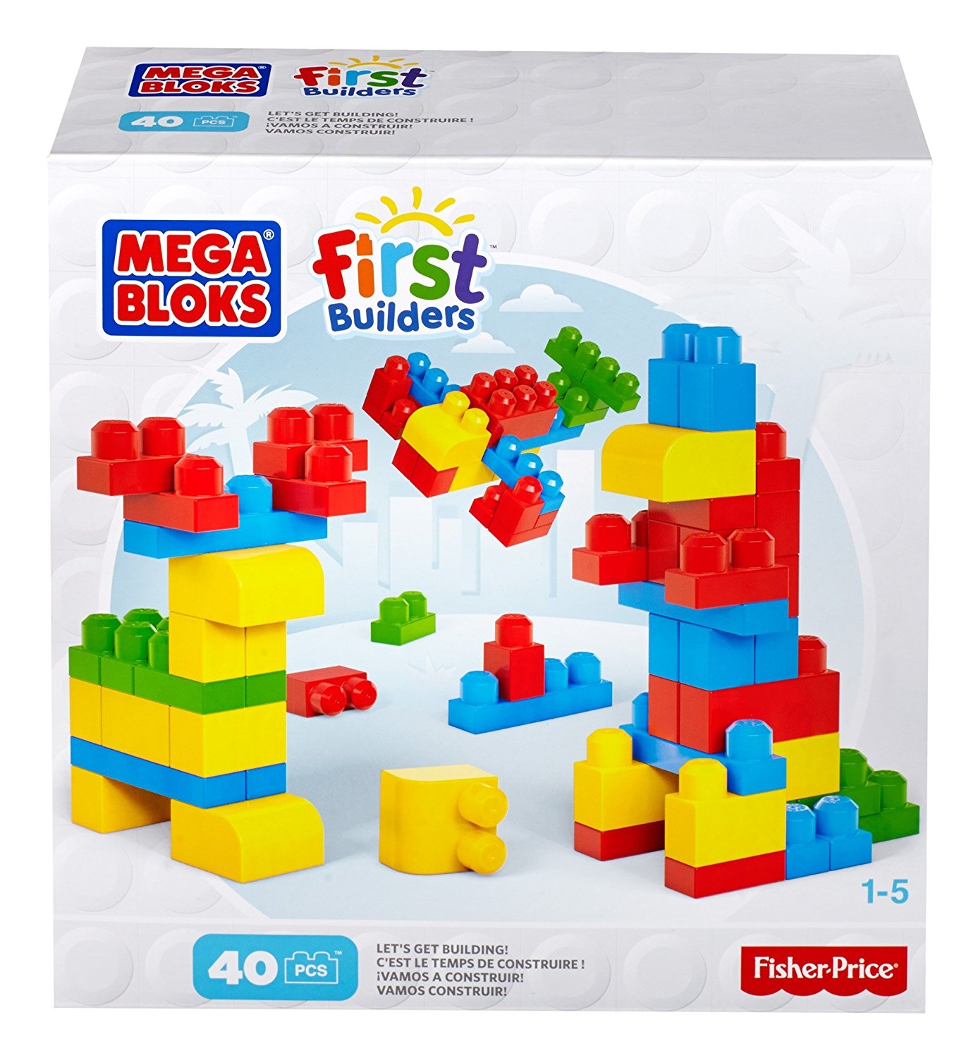 Mega Bloks Let's Start Building 40 pieces DCJ17 