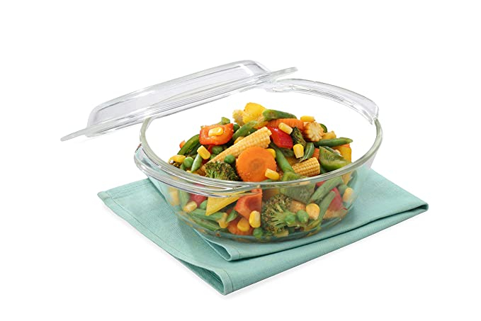 Signoraware Bake 'N' Serve Casserole Borosilicate Glass Bowl with Lid