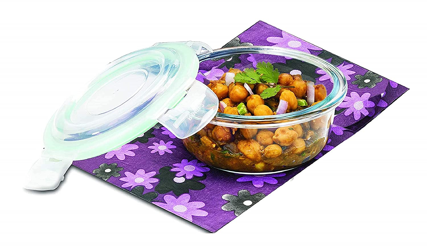 Lock N Store Glass Round 950ml
