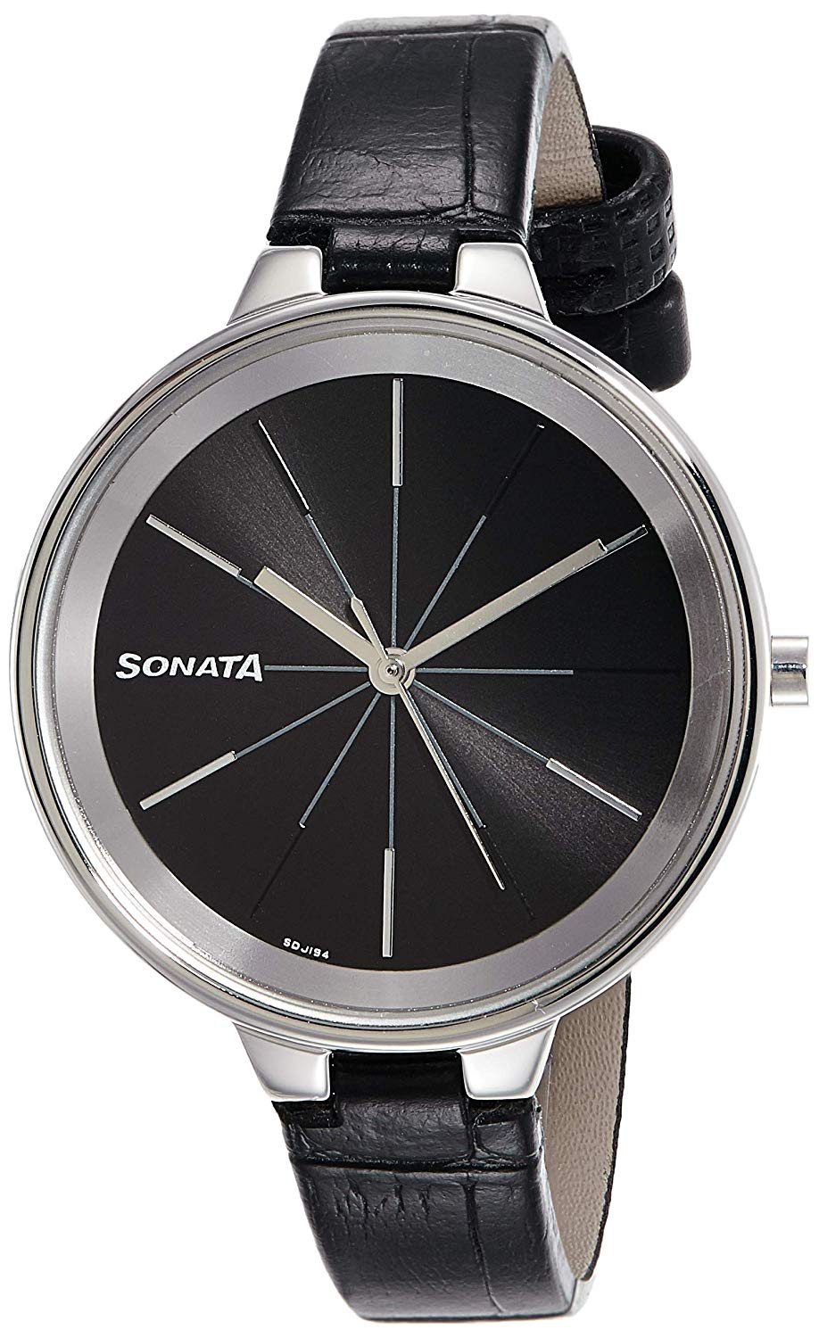 Sonata Busy Bees Analog Black Dial Women's Watch 8159SL02