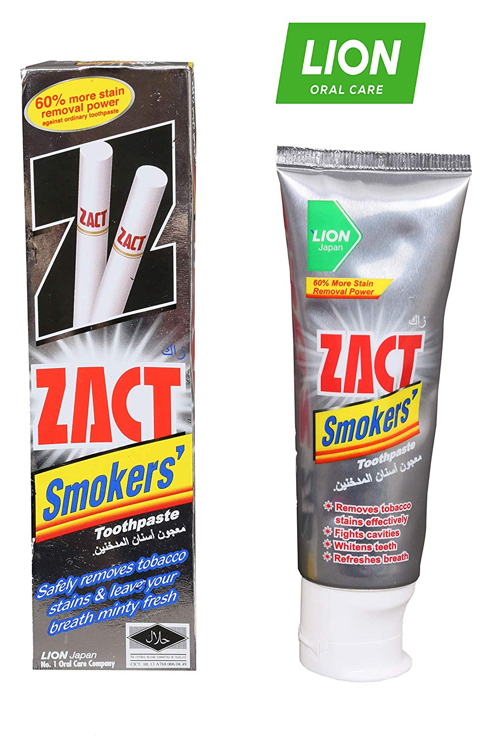 Zact Smokers Toothpaste 100g