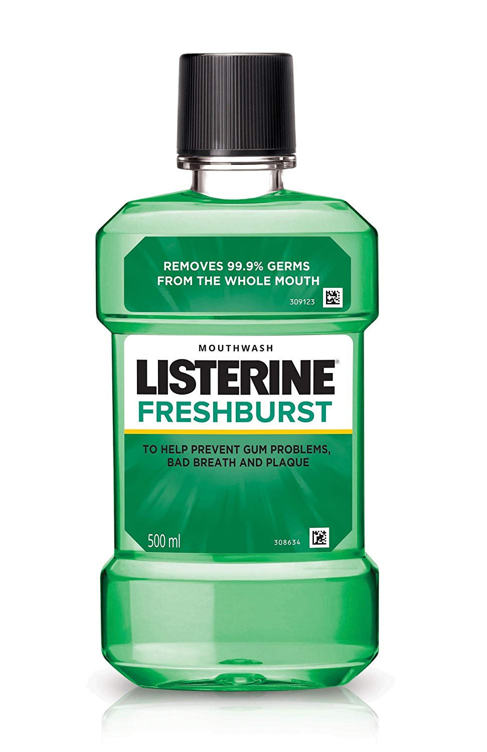 Listerine Fresh Burst Mouthwash 500ml