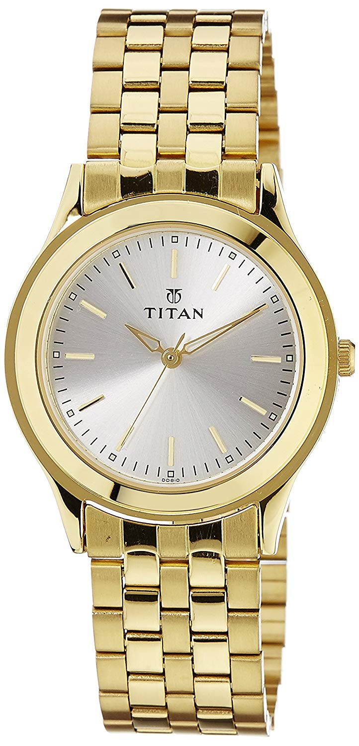 Titan Analog Silver Dial Men's Watch -NJ1648YM01