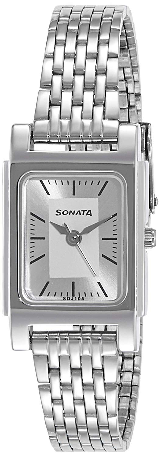 Sonata Essentials 2.0 Analog Silver Dial Women's Watch - 87021SM03