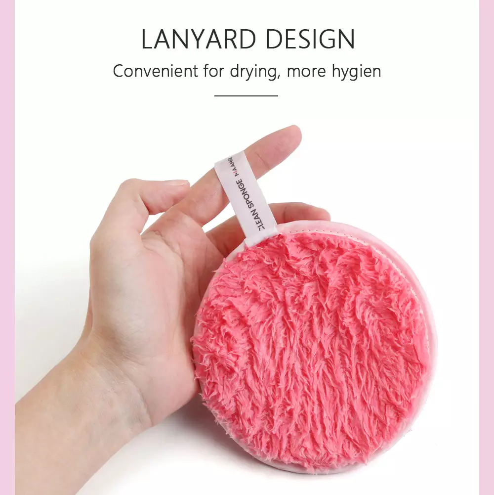 Maange 1pc Makeup Remover Puff Facial Cleaning Tools