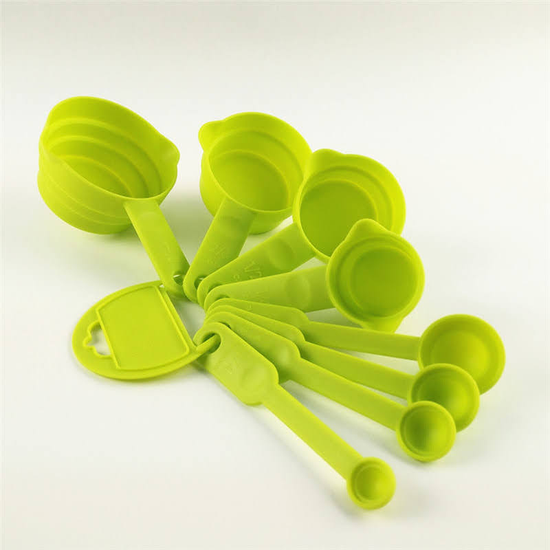 Laughing Buddha - 8 Pcs Measuring Spoon and Cup Set