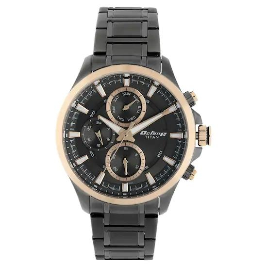 Titan Octane Active Analog Black Dial Men's Watch - 90104KM04