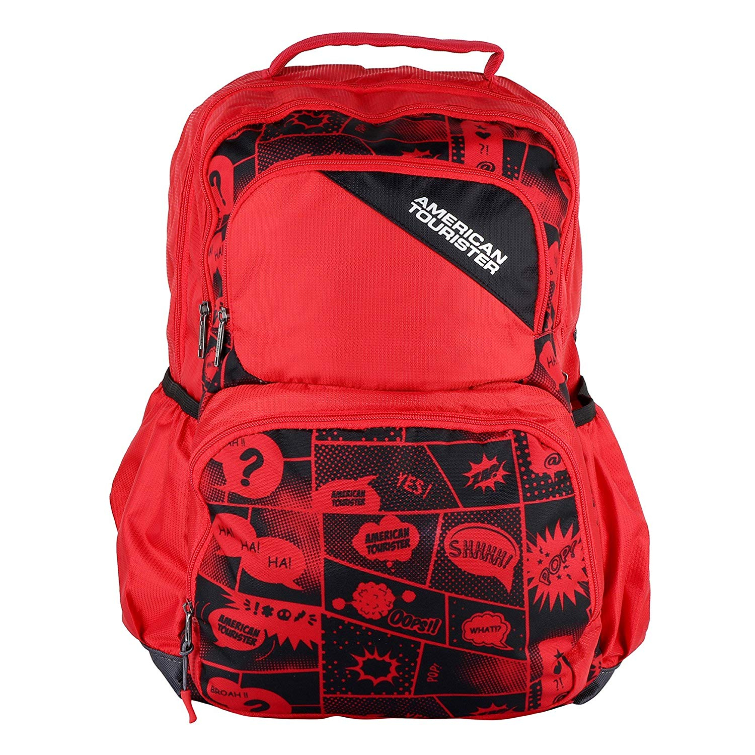American Tourister Crimson Red Doodle Backpack 03