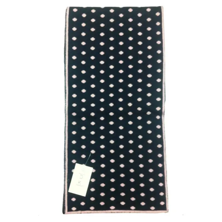 Black Dotted Pashmina Scarf For Women