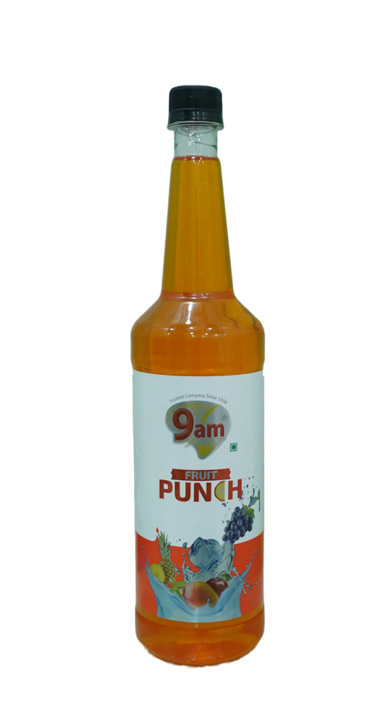 9am Fruit Punch Mocktail Syrup 1000ml