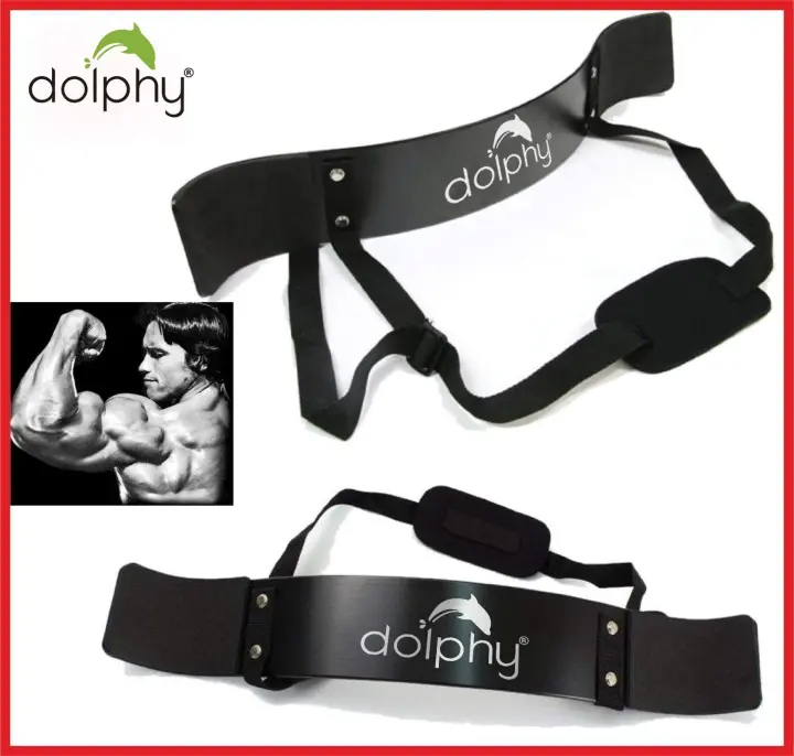 Dolphy Premium-Bicep Blaster, Isolator & Elite Arm Blaster for Bodybuilders & Weightlifters- Used During Curls and Triceps Exercises for Bicep Isolation-Ensures Faster Results
