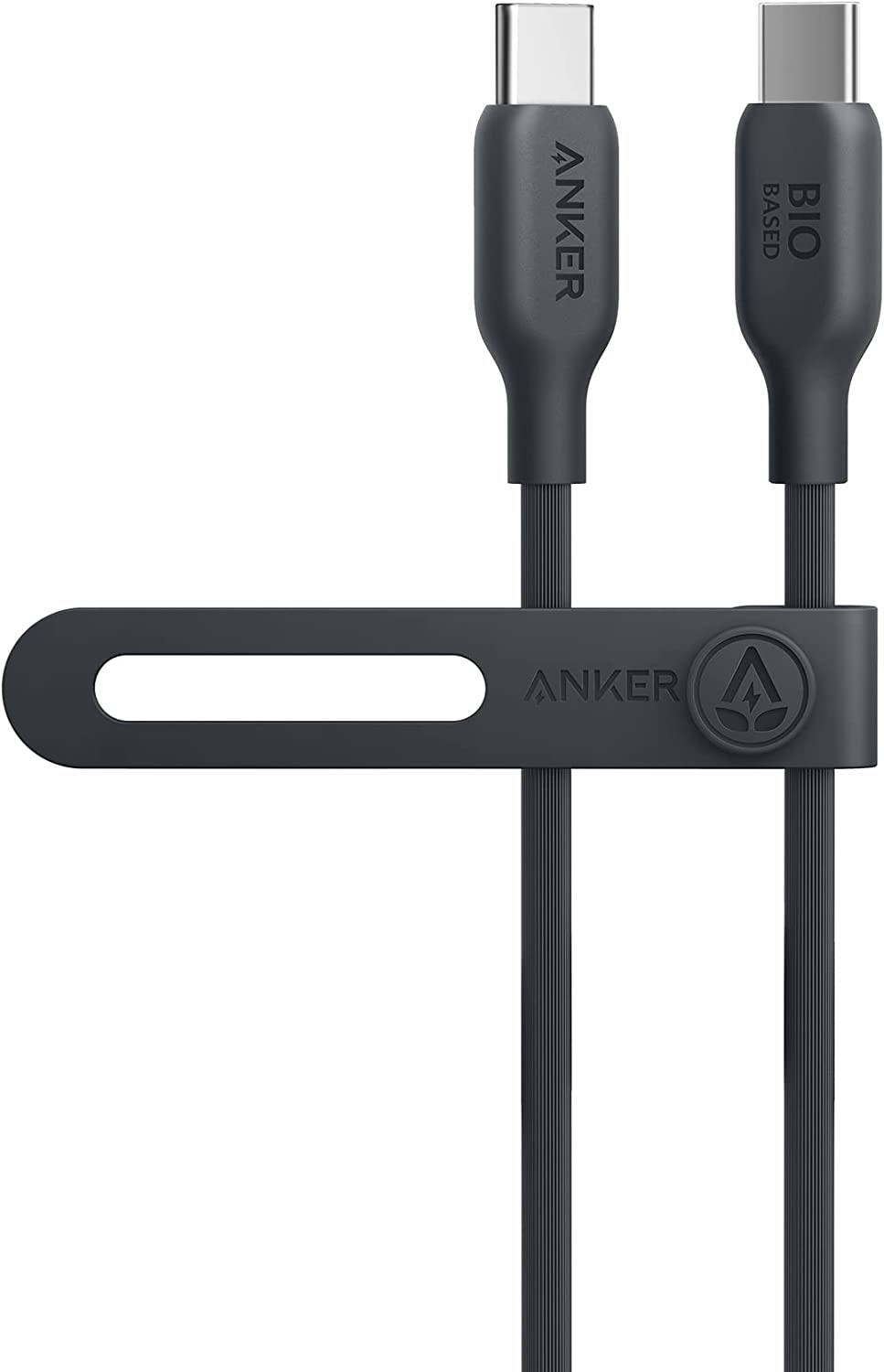 Anker 543 USB C to USB C Cable (140W 3ft), USB 2.0 Bio-Based Charging Cable for MacBook Pro 2020, iPad Pro 2020, iPad Air 4, Samsung Galaxy S23+/S23 Ultra/S22 Ultra (Phantom Black)