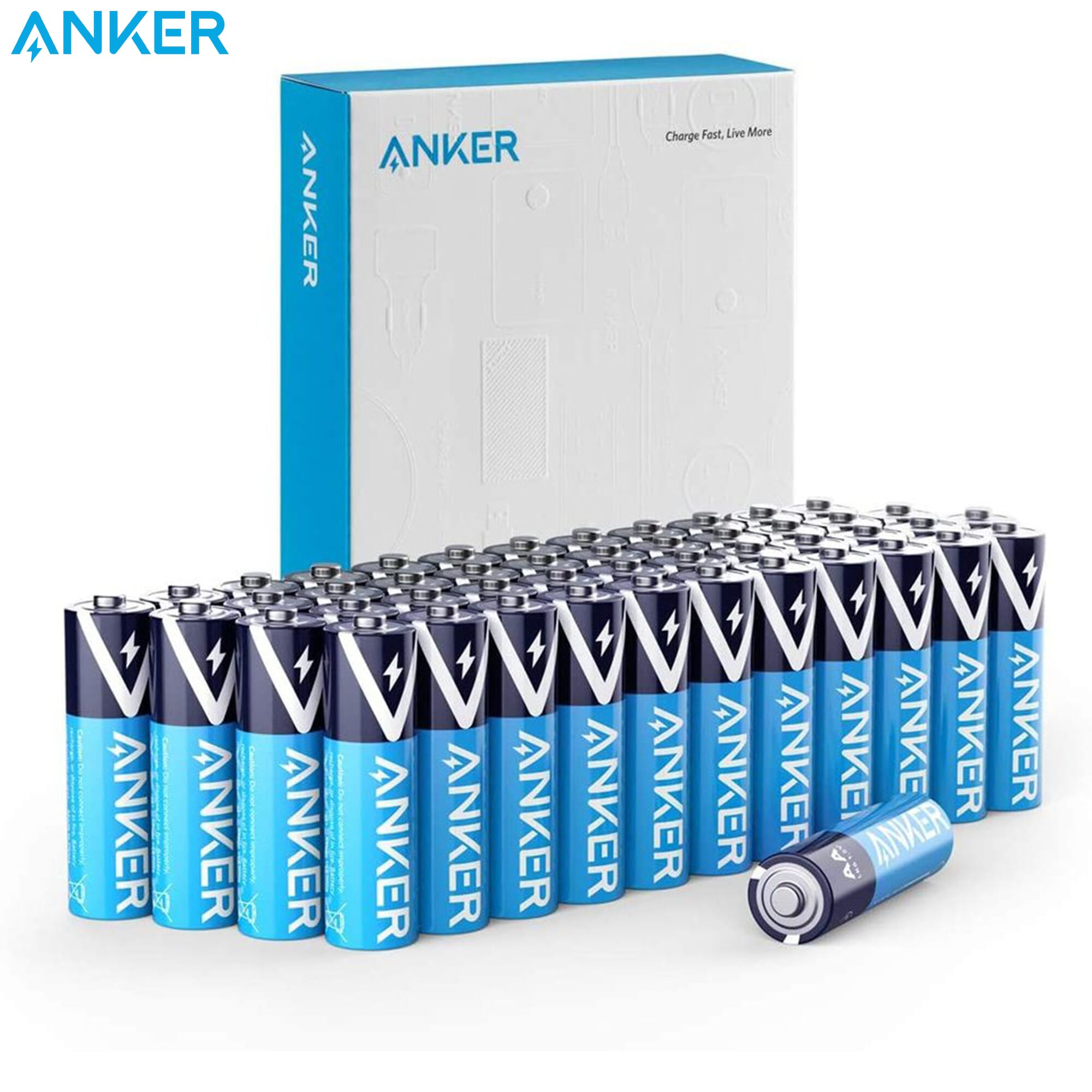 Anker (b1810012) alkaline aa batteries pack of 48