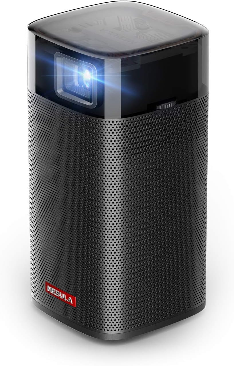 Anker NEBULA Apollo, Wi-Fi Mini Projector, 200 ANSI Lumen Portable Projector, 6W Speaker, Movie Projector, 100 Inch Picture, 4Hr Video Playtime, Neat Projector, Home Entertainment