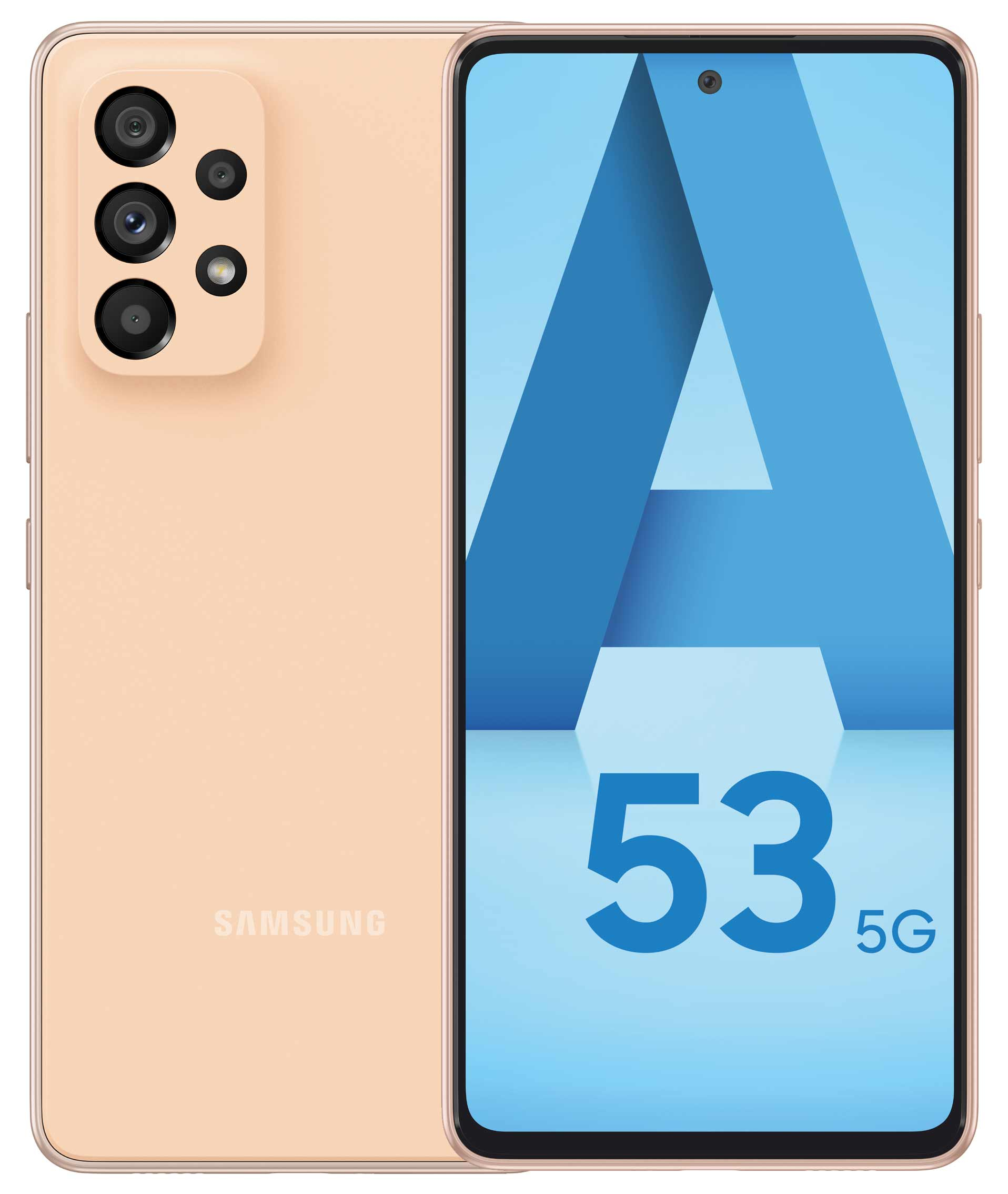 Samsung Galaxy A53 5G 8GB RAM 128GB Storage Mobile Phone (Peach)
