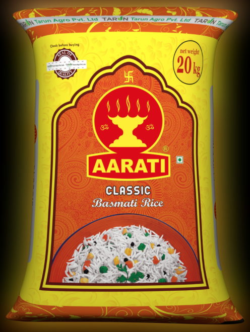 Aarati Classic Basmati Rice 20kg
