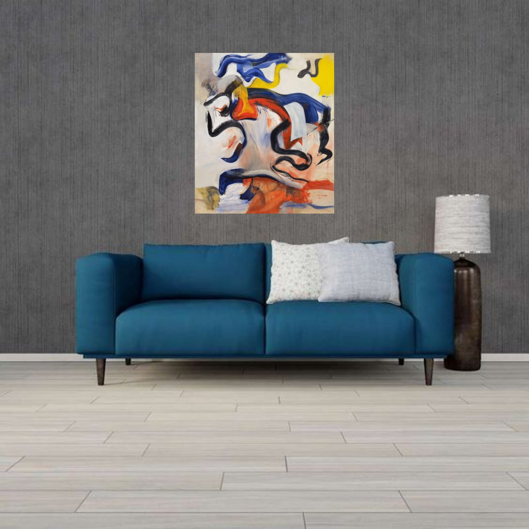 Abstract Canvas Print Wall Art - 16
