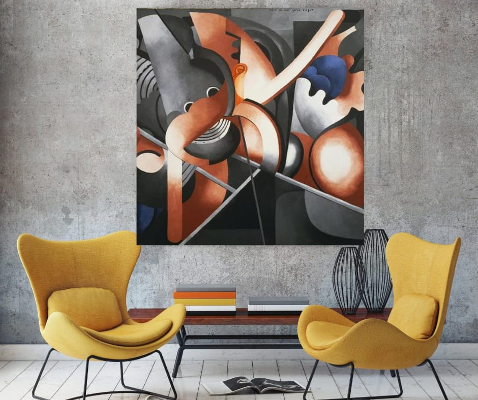 Abstract Canvas Print Wall Art - 17
