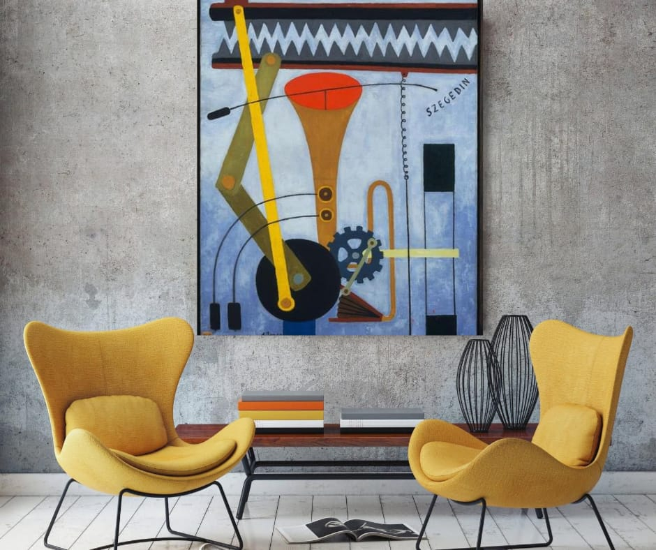 Abstract Canvas Print Wall Art - 20