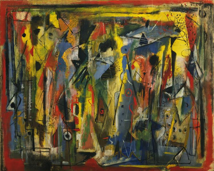Abstract Canvas Print Wall Art - 32