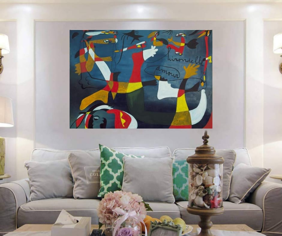 Abstract Canvas Print Wall Art - 36