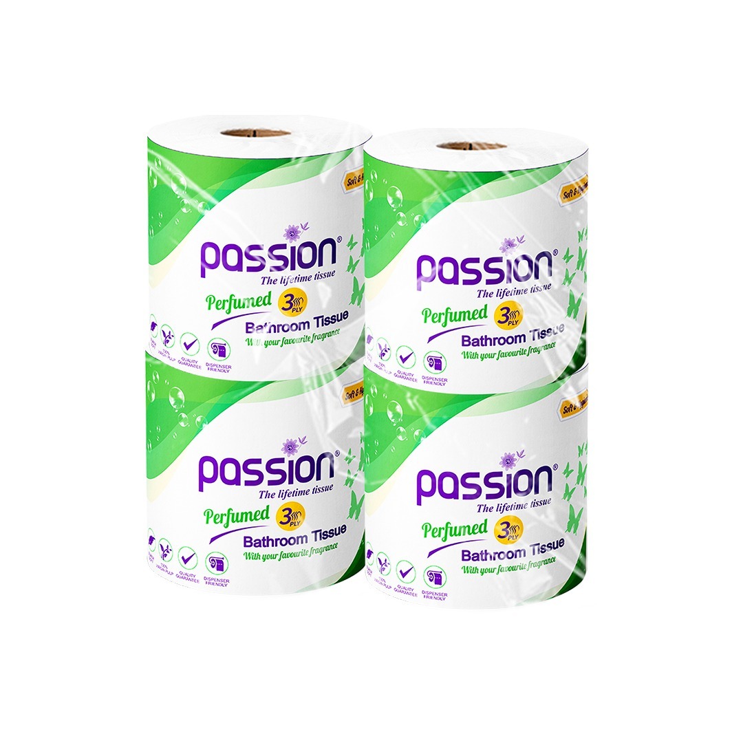 Passion Perfume 3ply Bathroom Tissue 4 Roll 290 sheets