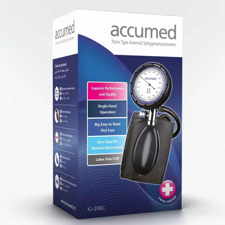 Accumed Palm Type Aneroid Sphygmomanometer KJ206