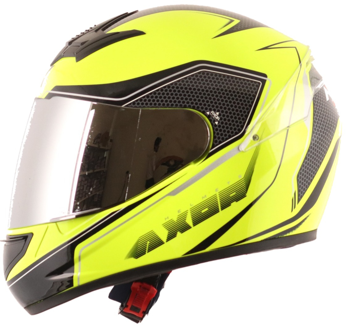 Axor Rage Ecco Neon Yellow Black Helmet