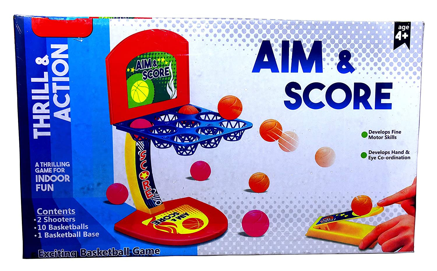 Brands Thrill & Action AIM & Score Basketball Game Set for kids And Everyone BR-033