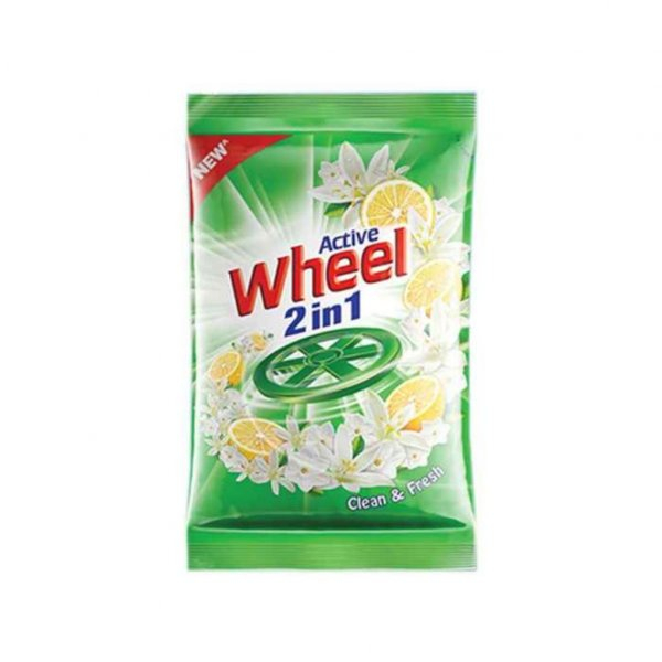 Wheel Active - 2 in 1 Clean & Fresh Detergent Powder - 500g