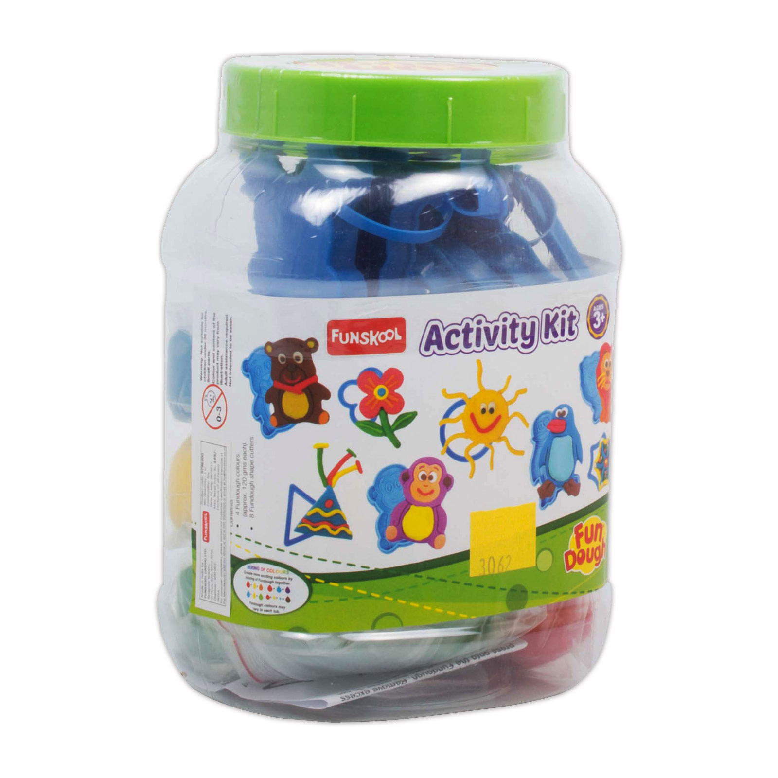 Funskool Fun Dough Activity Kit,Cutting and Shaping, 3years +, Multi-Colour